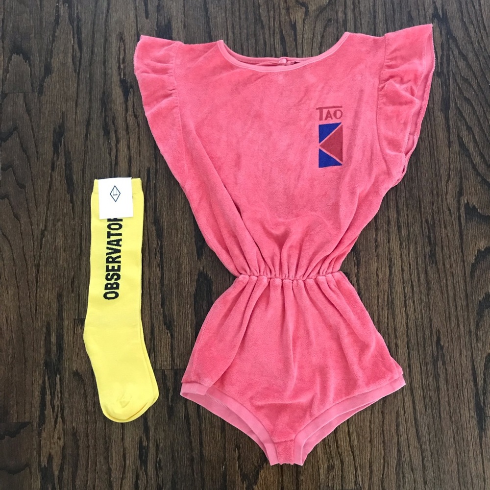 NWT Animals Observatory Koala Romper + Socks TAO